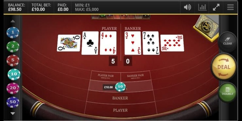 Quy tắc rút lá bài thứ 3 trong Baccarat FB88